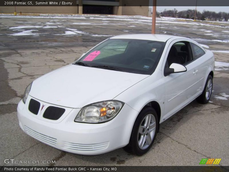 Summit White / Ebony 2008 Pontiac G5