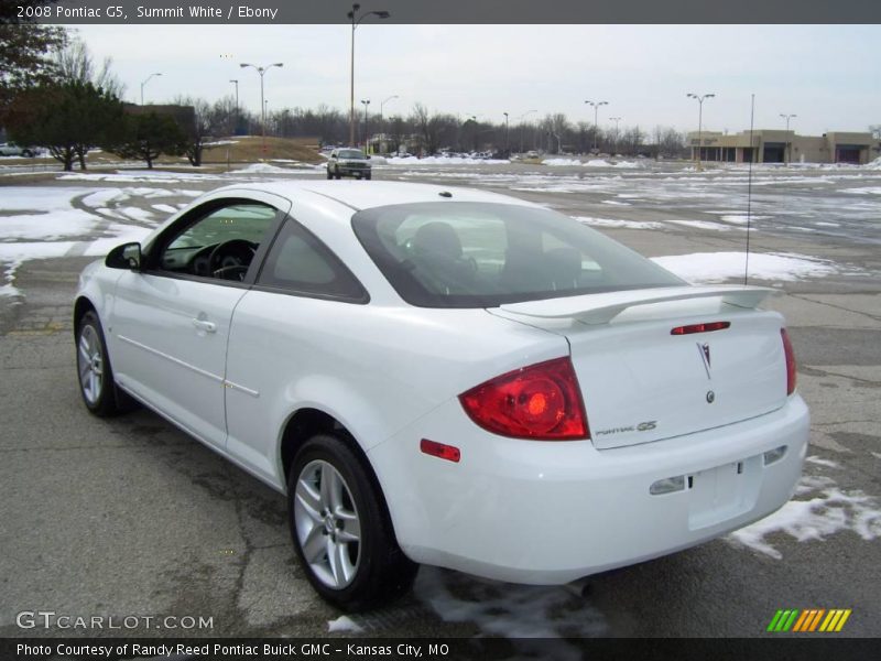 Summit White / Ebony 2008 Pontiac G5