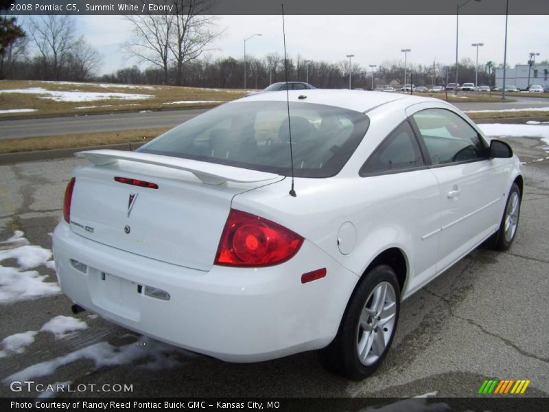 Summit White / Ebony 2008 Pontiac G5