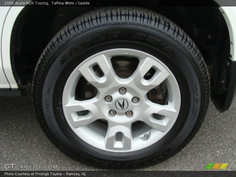 Taffeta White / Saddle 2006 Acura MDX Touring