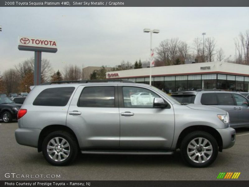 Silver Sky Metallic / Graphite 2008 Toyota Sequoia Platinum 4WD