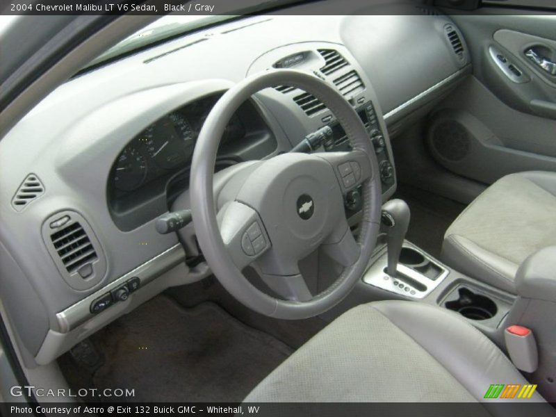 Black / Gray 2004 Chevrolet Malibu LT V6 Sedan