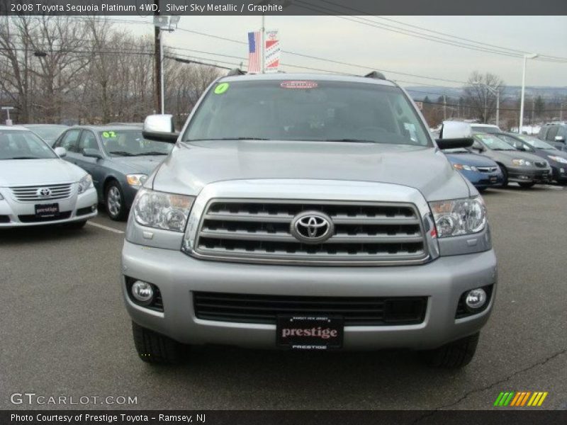 Silver Sky Metallic / Graphite 2008 Toyota Sequoia Platinum 4WD