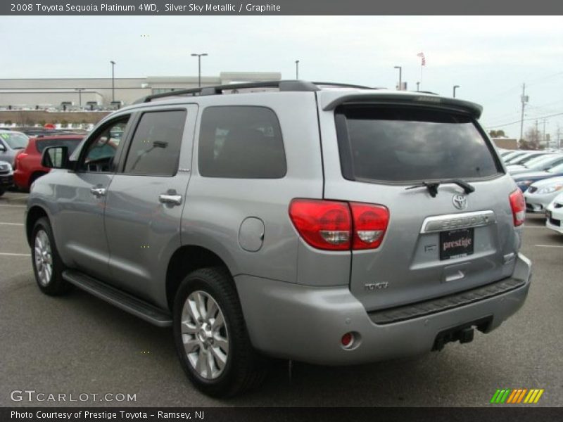 Silver Sky Metallic / Graphite 2008 Toyota Sequoia Platinum 4WD