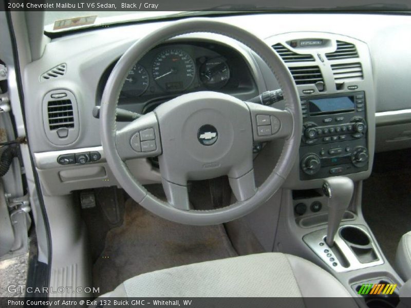 Black / Gray 2004 Chevrolet Malibu LT V6 Sedan