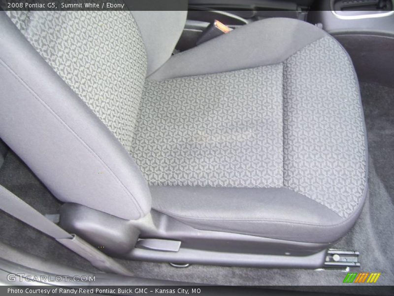 Summit White / Ebony 2008 Pontiac G5