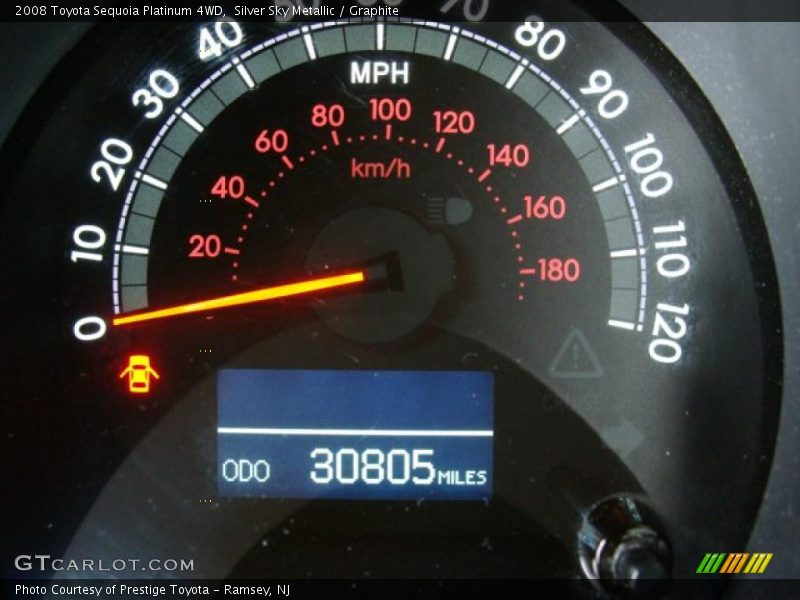 Silver Sky Metallic / Graphite 2008 Toyota Sequoia Platinum 4WD