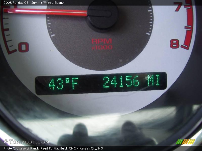 Summit White / Ebony 2008 Pontiac G5