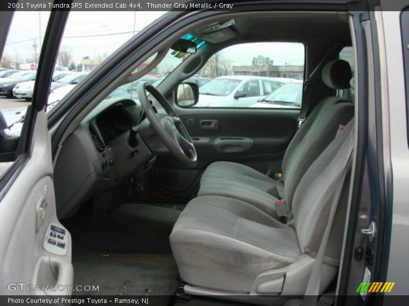 Thunder Gray Metallic / Gray 2001 Toyota Tundra SR5 Extended Cab 4x4