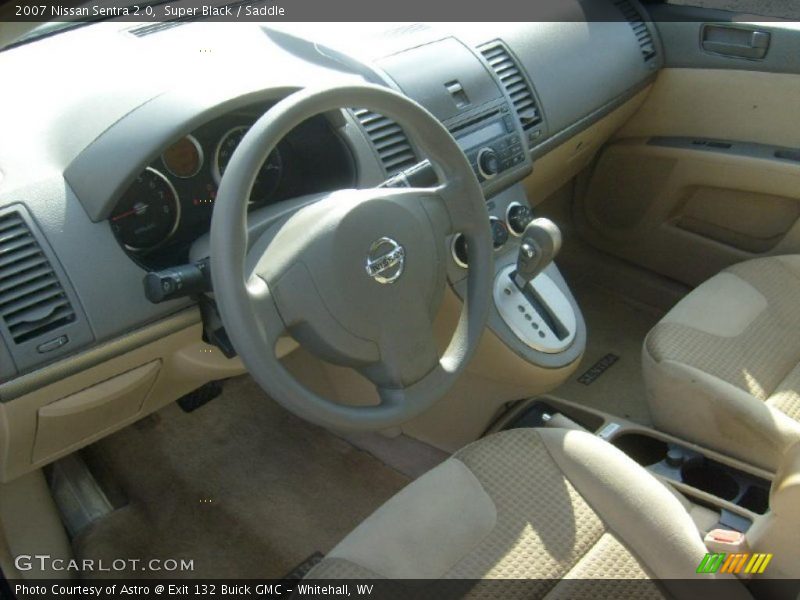 Super Black / Saddle 2007 Nissan Sentra 2.0