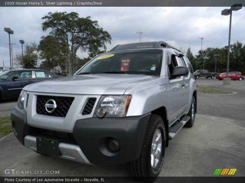 Silver Lightning / Graphite/Steel 2009 Nissan Xterra S