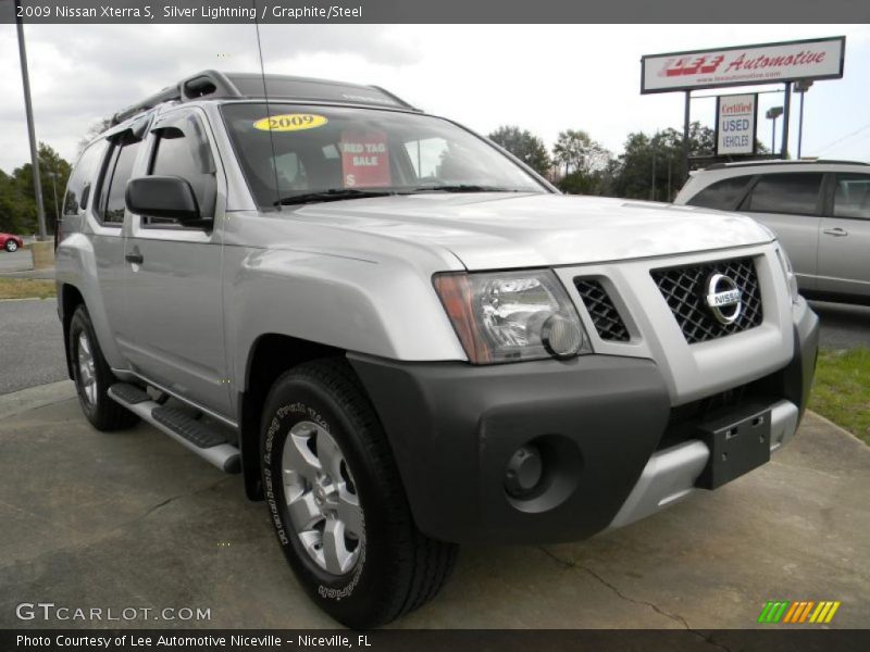 Silver Lightning / Graphite/Steel 2009 Nissan Xterra S