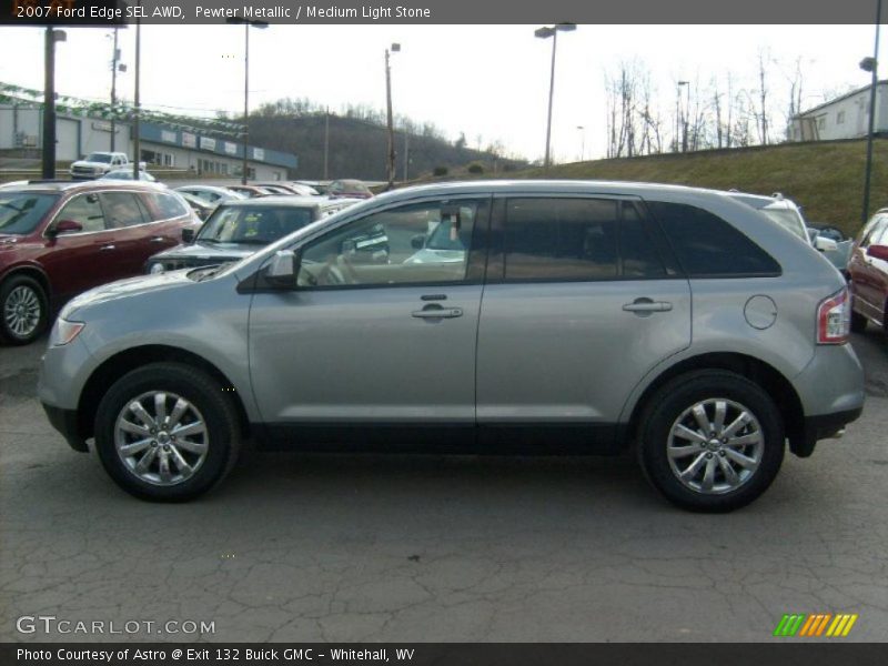 Pewter Metallic / Medium Light Stone 2007 Ford Edge SEL AWD
