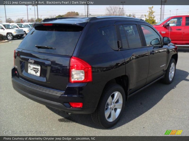 Blackberry Pearl / Dark Slate Gray 2011 Jeep Compass 2.4 4x4