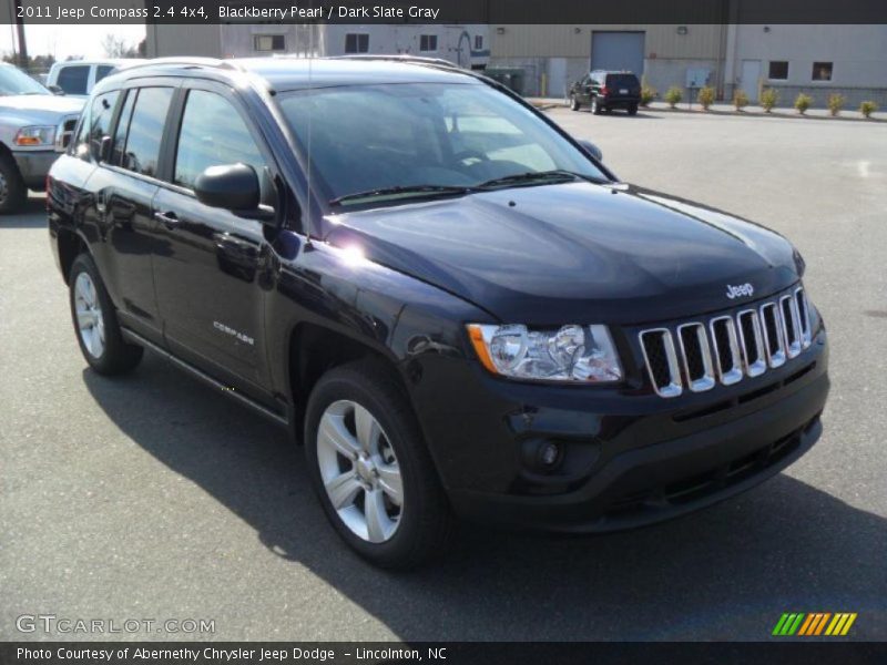 Blackberry Pearl / Dark Slate Gray 2011 Jeep Compass 2.4 4x4