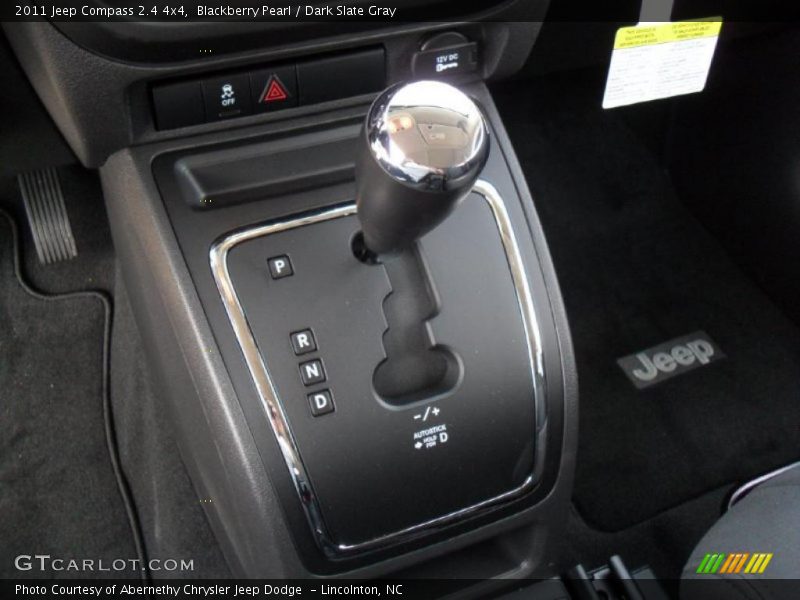  2011 Compass 2.4 4x4 CVT Automatic Shifter
