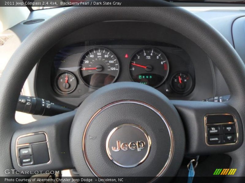 Blackberry Pearl / Dark Slate Gray 2011 Jeep Compass 2.4 4x4