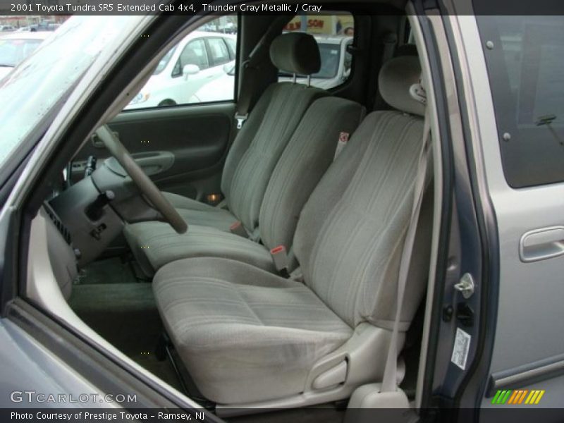 Thunder Gray Metallic / Gray 2001 Toyota Tundra SR5 Extended Cab 4x4