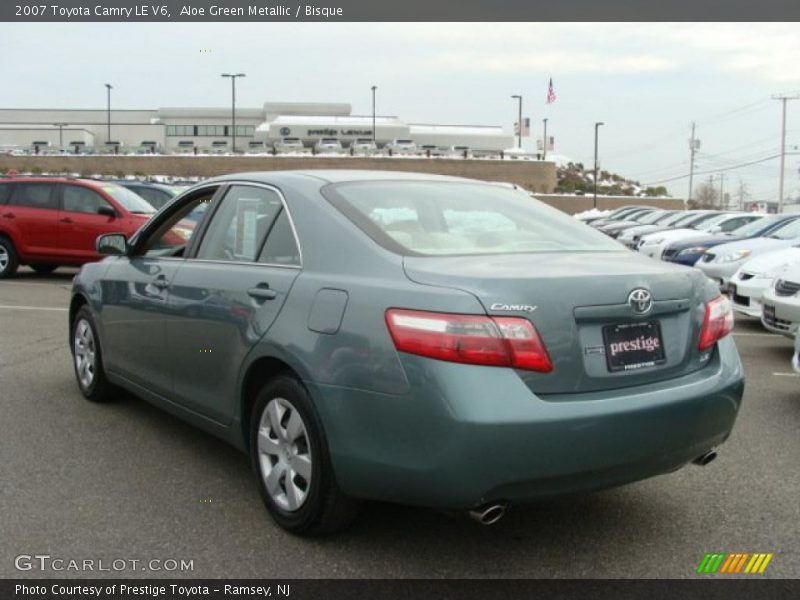 Aloe Green Metallic / Bisque 2007 Toyota Camry LE V6