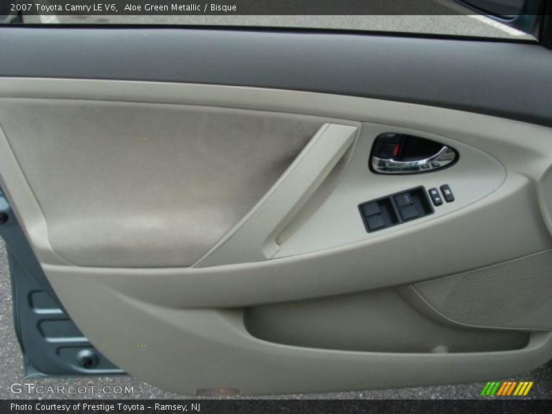 Aloe Green Metallic / Bisque 2007 Toyota Camry LE V6