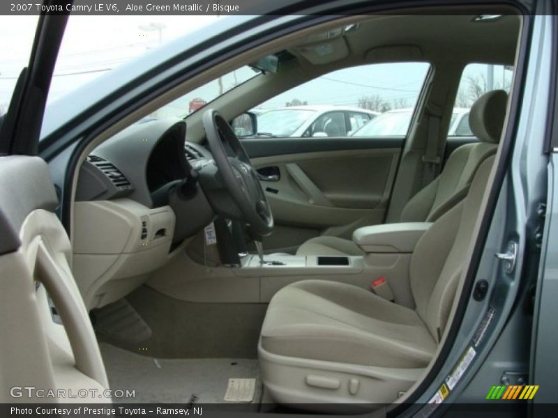 Aloe Green Metallic / Bisque 2007 Toyota Camry LE V6