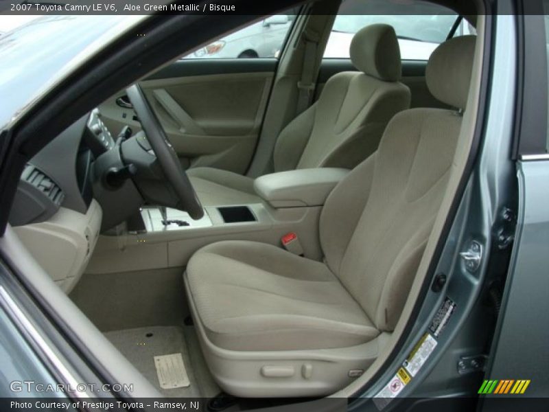 Aloe Green Metallic / Bisque 2007 Toyota Camry LE V6