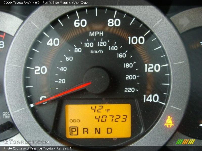 Pacific Blue Metallic / Ash Gray 2009 Toyota RAV4 4WD