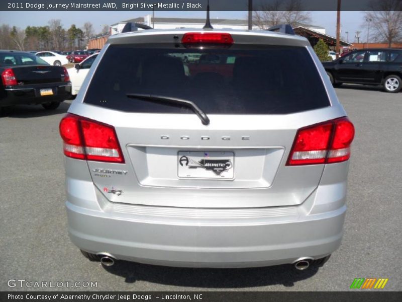 Bright Silver Metallic / Black 2011 Dodge Journey Mainstreet AWD