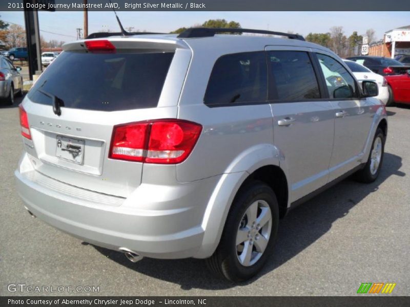 Bright Silver Metallic / Black 2011 Dodge Journey Mainstreet AWD