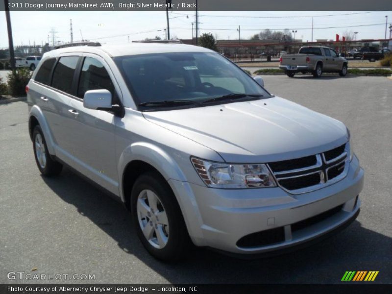 Bright Silver Metallic / Black 2011 Dodge Journey Mainstreet AWD