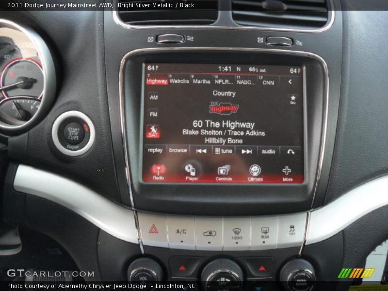 Controls of 2011 Journey Mainstreet AWD