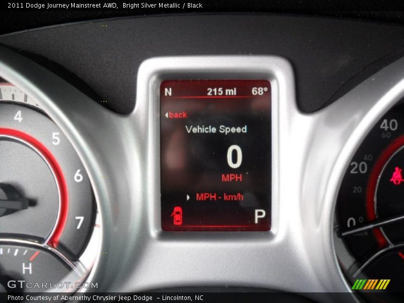 Bright Silver Metallic / Black 2011 Dodge Journey Mainstreet AWD