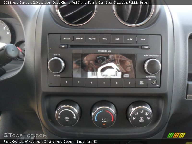 Deep Cherry Red Crystal Pearl / Dark Slate Gray/Light Pebble Beige 2011 Jeep Compass 2.0 Latitude