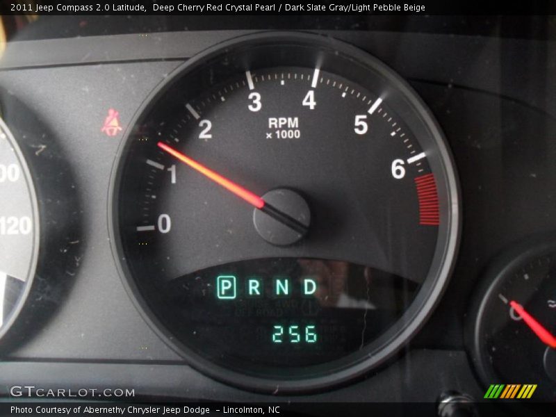 Deep Cherry Red Crystal Pearl / Dark Slate Gray/Light Pebble Beige 2011 Jeep Compass 2.0 Latitude