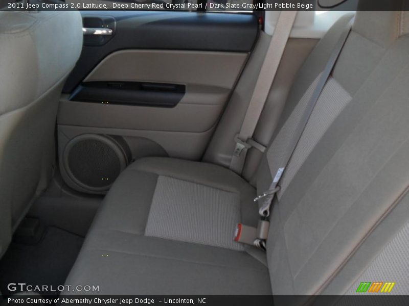 Deep Cherry Red Crystal Pearl / Dark Slate Gray/Light Pebble Beige 2011 Jeep Compass 2.0 Latitude