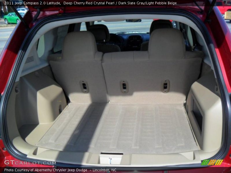 Deep Cherry Red Crystal Pearl / Dark Slate Gray/Light Pebble Beige 2011 Jeep Compass 2.0 Latitude