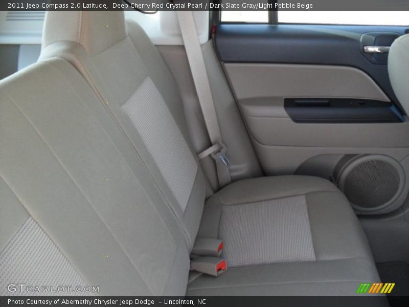 Deep Cherry Red Crystal Pearl / Dark Slate Gray/Light Pebble Beige 2011 Jeep Compass 2.0 Latitude
