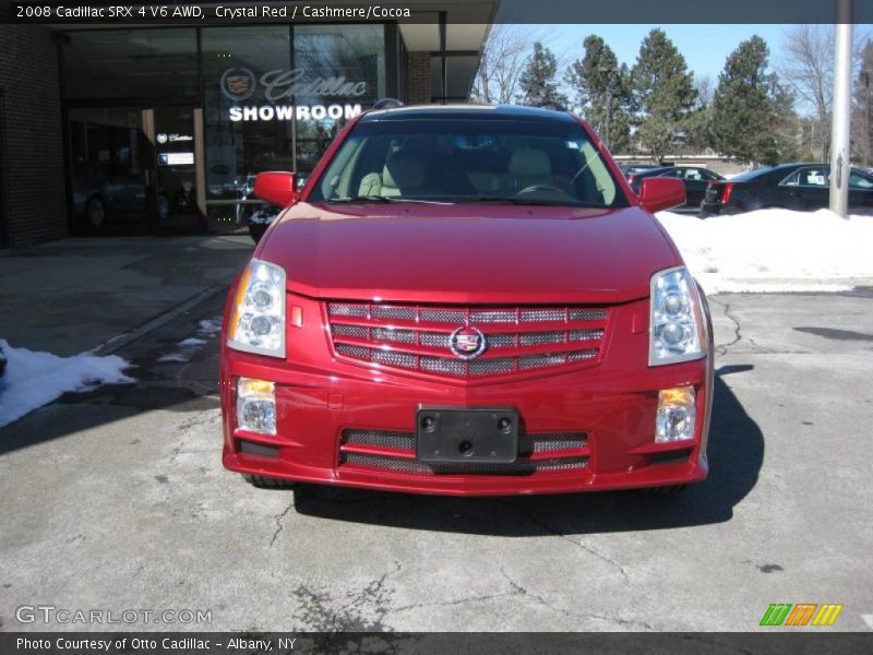Crystal Red / Cashmere/Cocoa 2008 Cadillac SRX 4 V6 AWD