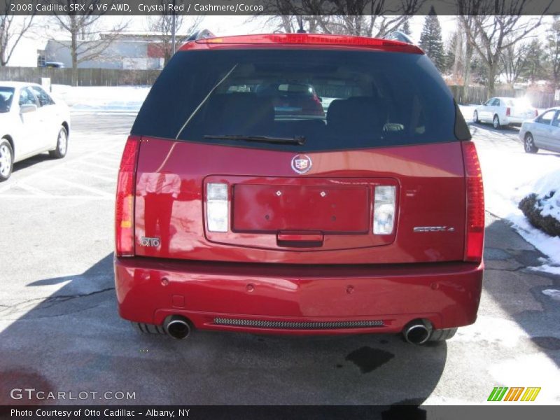 Crystal Red / Cashmere/Cocoa 2008 Cadillac SRX 4 V6 AWD