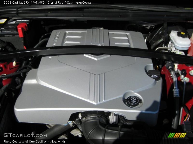 Crystal Red / Cashmere/Cocoa 2008 Cadillac SRX 4 V6 AWD