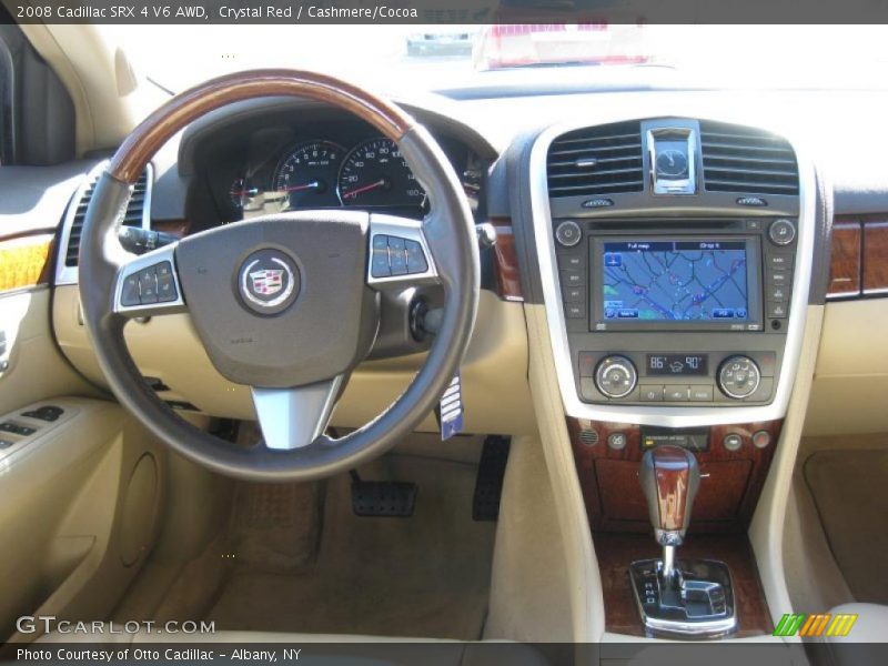 Crystal Red / Cashmere/Cocoa 2008 Cadillac SRX 4 V6 AWD