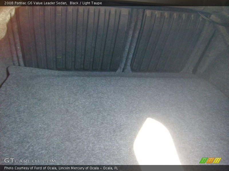Black / Light Taupe 2008 Pontiac G6 Value Leader Sedan