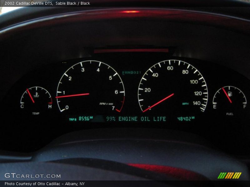  2002 DeVille DTS DTS Gauges