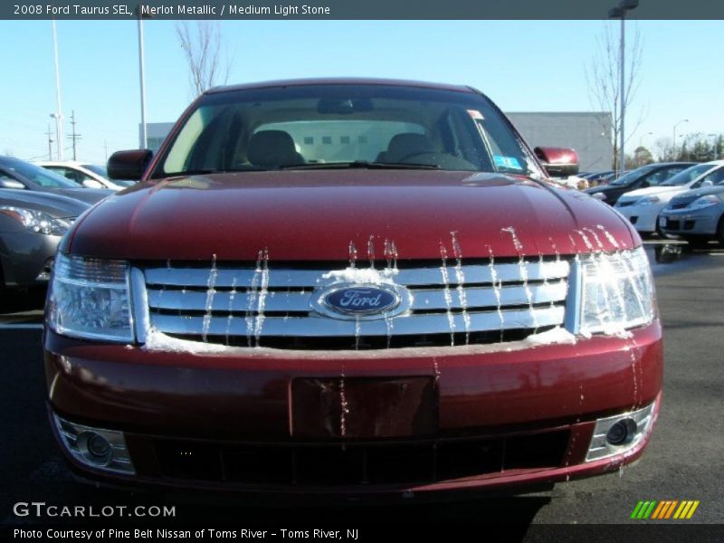 Merlot Metallic / Medium Light Stone 2008 Ford Taurus SEL