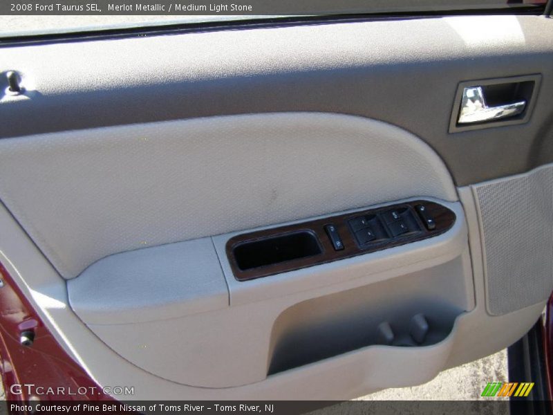 Merlot Metallic / Medium Light Stone 2008 Ford Taurus SEL