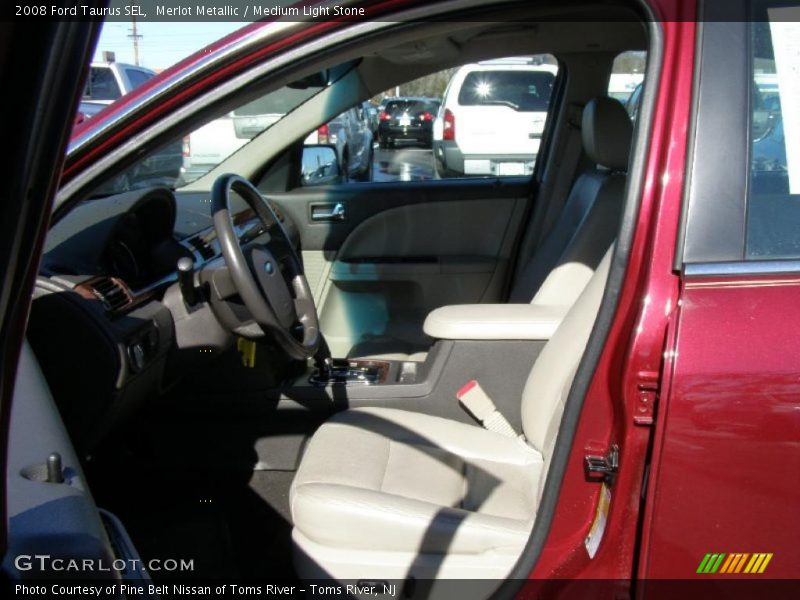 Merlot Metallic / Medium Light Stone 2008 Ford Taurus SEL