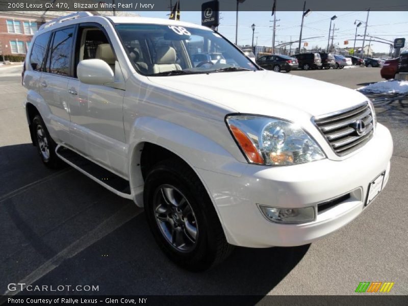 Blizzard White Pearl / Ivory 2008 Lexus GX 470