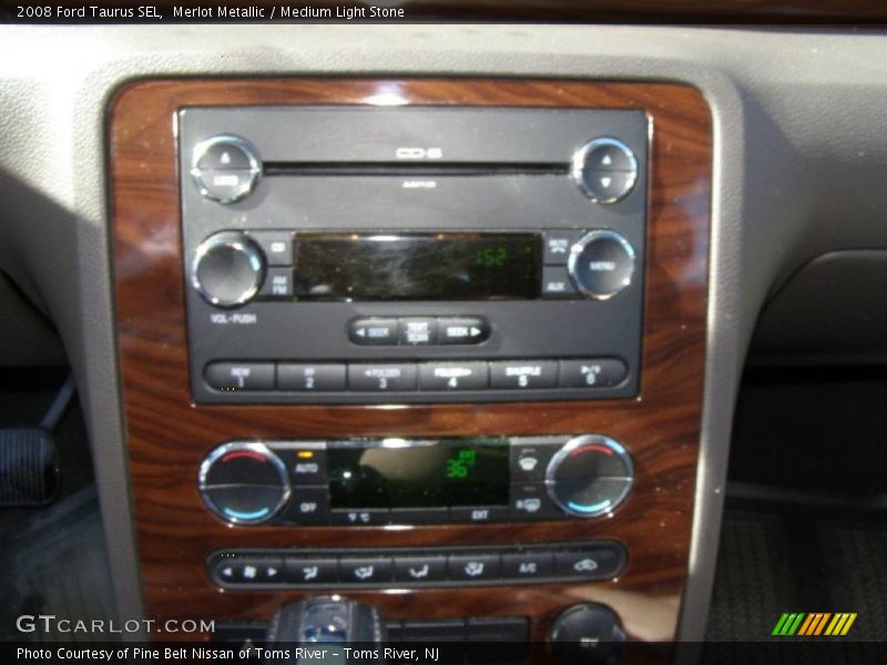 Merlot Metallic / Medium Light Stone 2008 Ford Taurus SEL