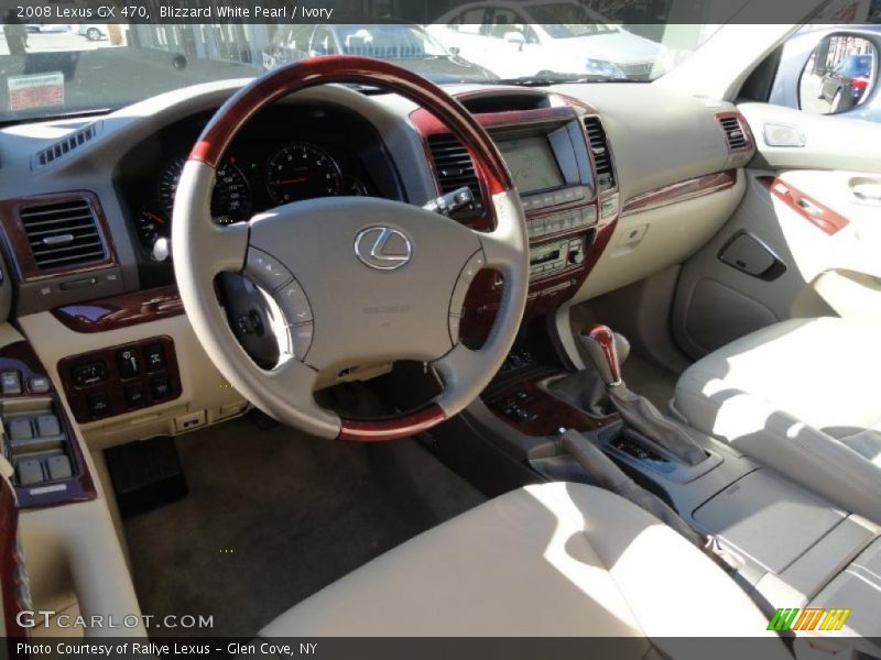 Blizzard White Pearl / Ivory 2008 Lexus GX 470
