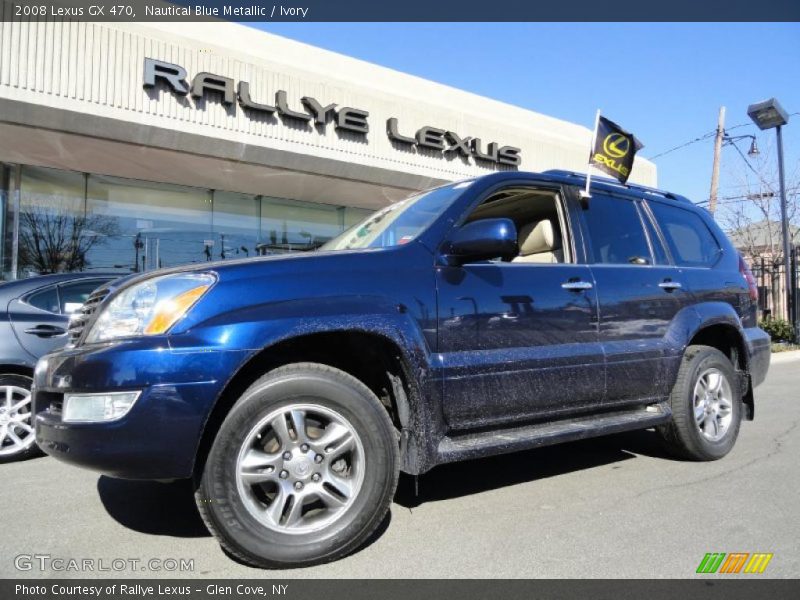 Nautical Blue Metallic / Ivory 2008 Lexus GX 470